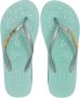 BeachyFeet Teenslippers Dames Flamencos FlipFlop Bethina Sleehak Groen - Thumbnail 1