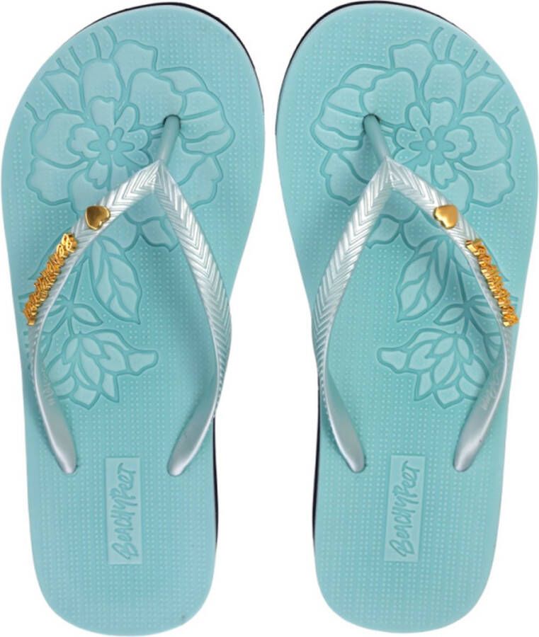 BeachyFeet Flamencos FlipFlop Oceanica Blauw