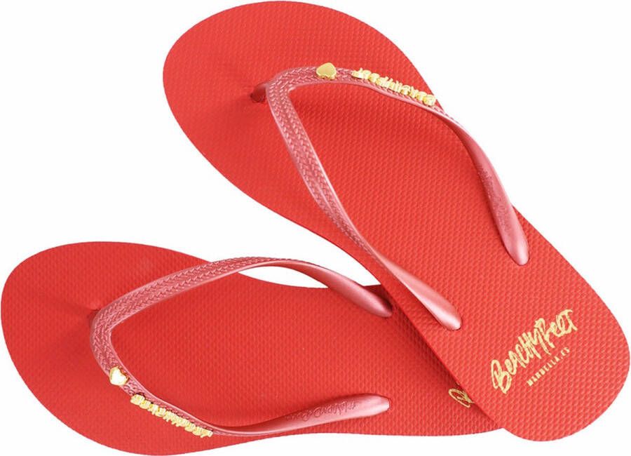 BeachyFeet Teenslippers La Rioja Rood