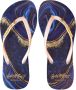 BeachyFeet Teenslipper Dames Marbellous Blauw Slipper - Thumbnail 1