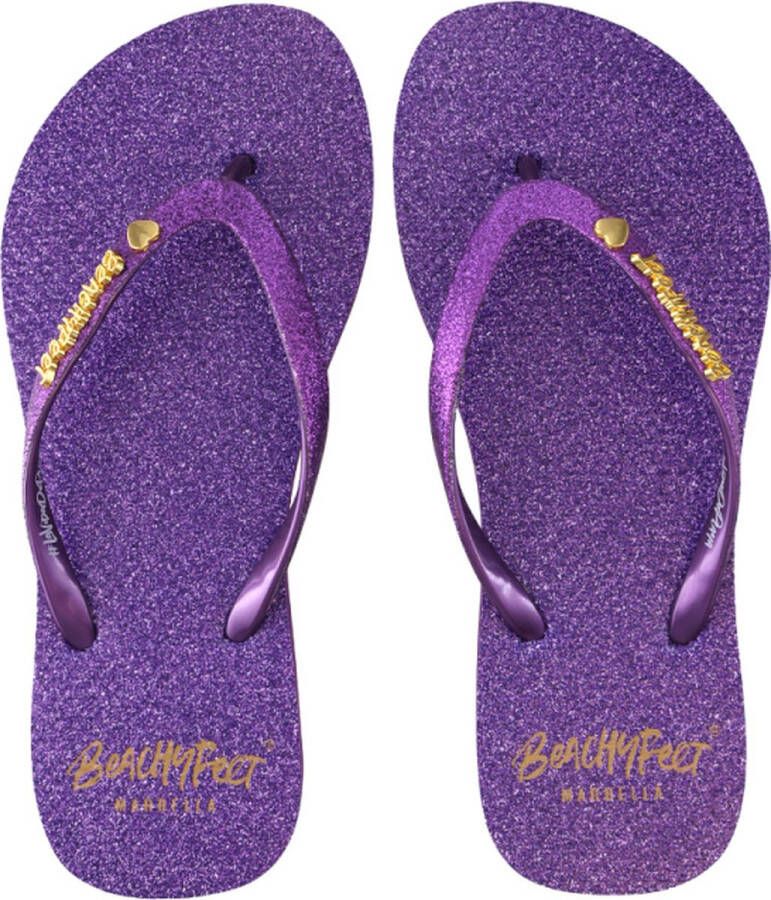 BeachyFeet Purple Shimmer