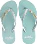 BeachyFeet Teenslipper Dames Spearmint Lichtblauw groen - Thumbnail 1