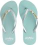 BeachyFeet Teenslipper Dames Spearmint Lichtblauw groen - Thumbnail 1