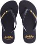 BeachyFeet Teenslipper Dames Azul Marino Flipflop Blauw zwart - Thumbnail 1
