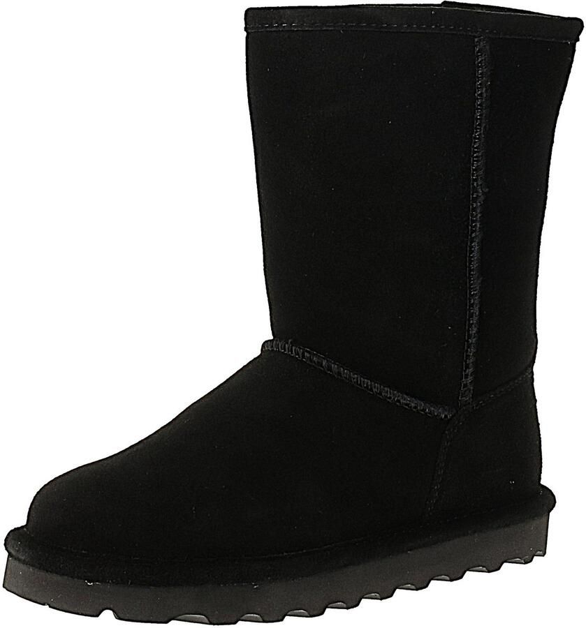Bearpaw Elle korte dameswinterlaarzen Lamsvachtlaarzen Laarzen 1962W Zwart II