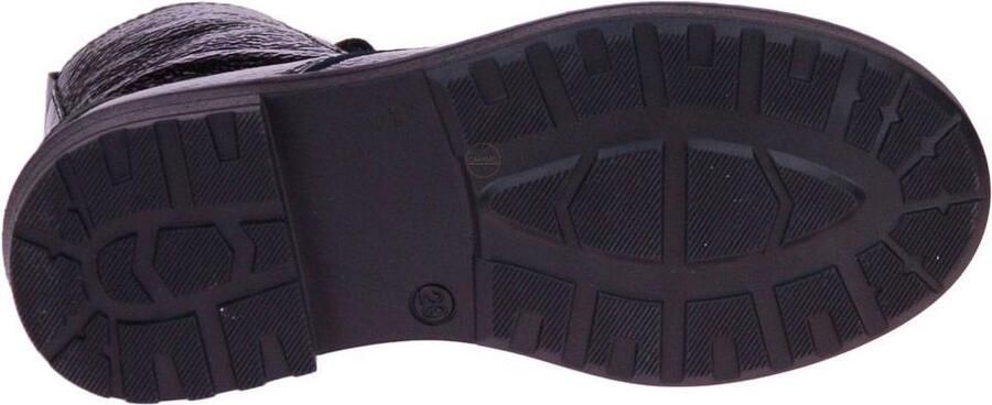 Beberlis Veterboot Lak Zwart Dames