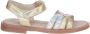 Beberlis Goud Metallic Sandaal - Thumbnail 1
