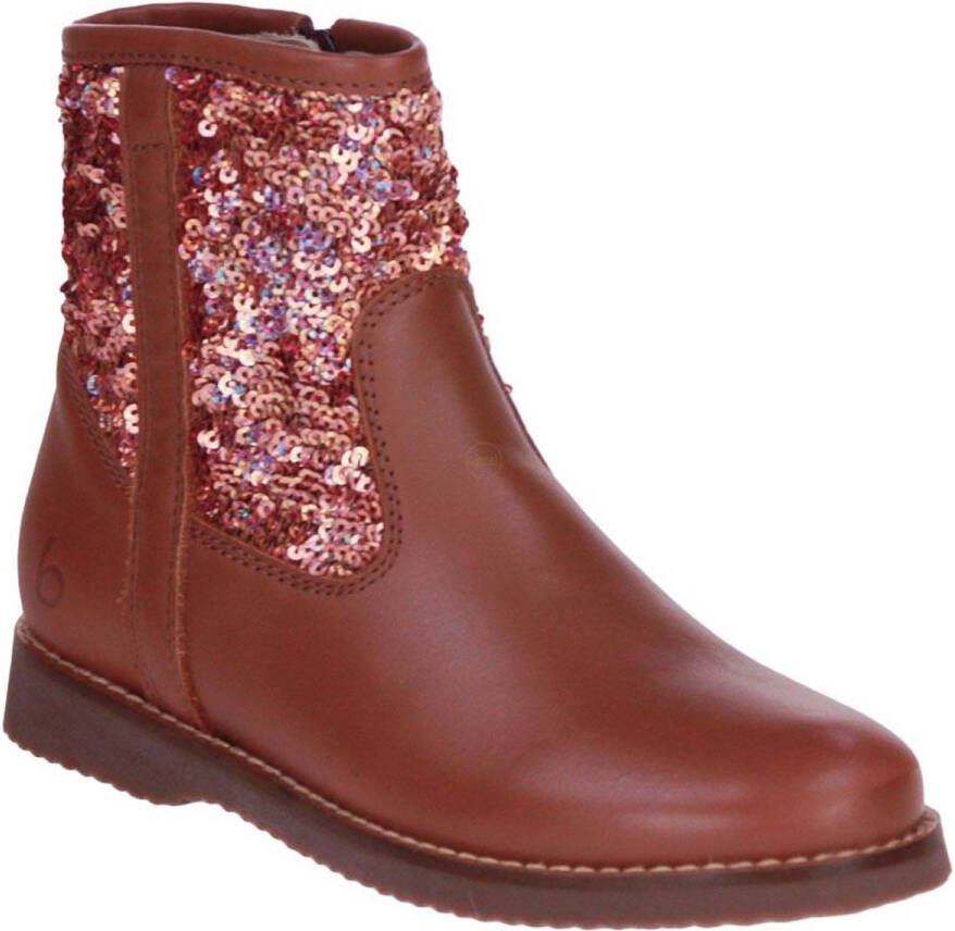 Beberlis Korte Laars Camel Glitter