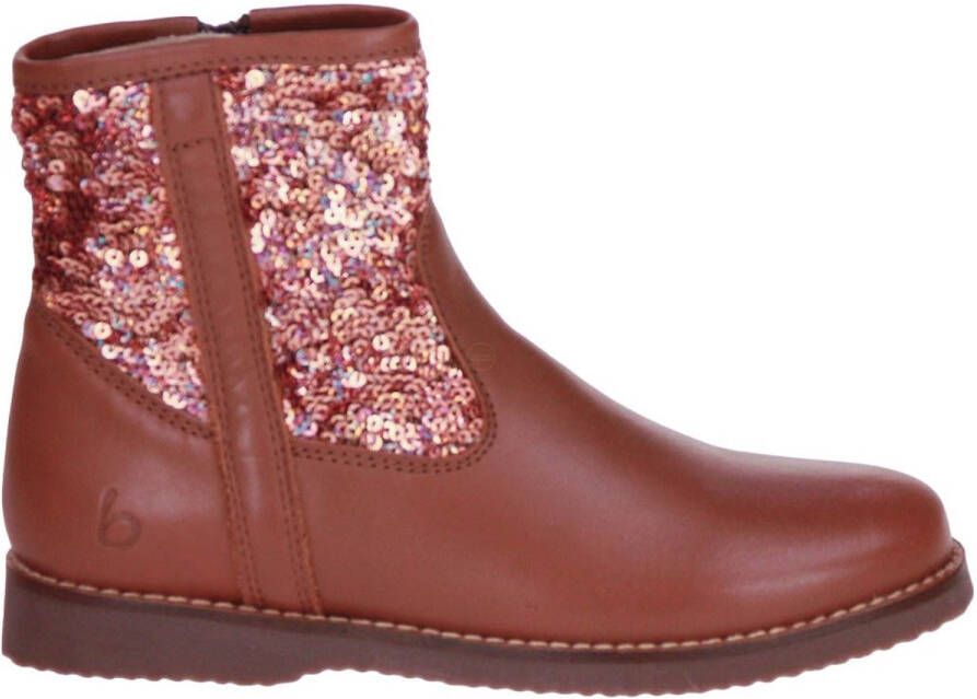 Beberlis Korte Laars Camel Glitter