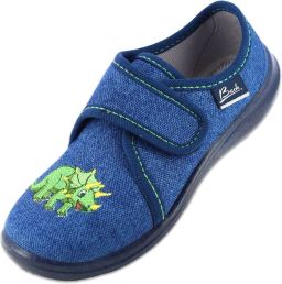 Comfortabele Dino Pantoffels voor Jongens Blauw