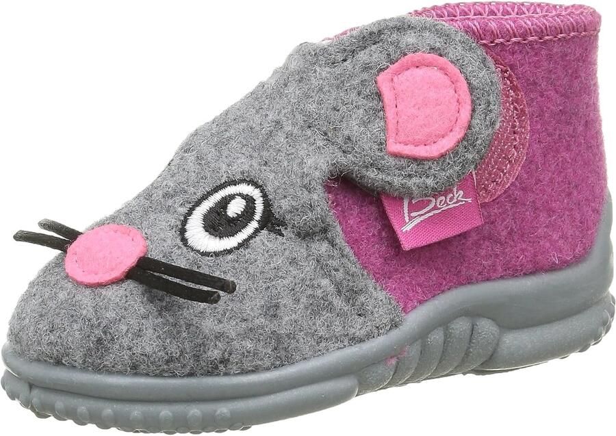 Beck Unisex Baby Muppet Pantoffels Roze