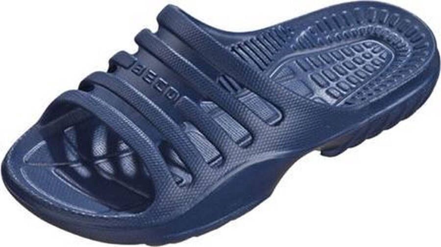 BECO Badslippers Donkerblauw Junior