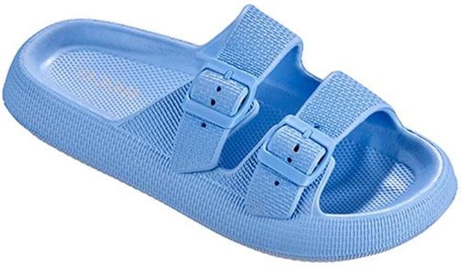 BECO dames badsandalen Airkiss leisure blauw