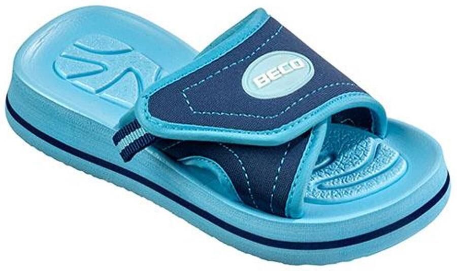 BECO kinder badslippers blauw