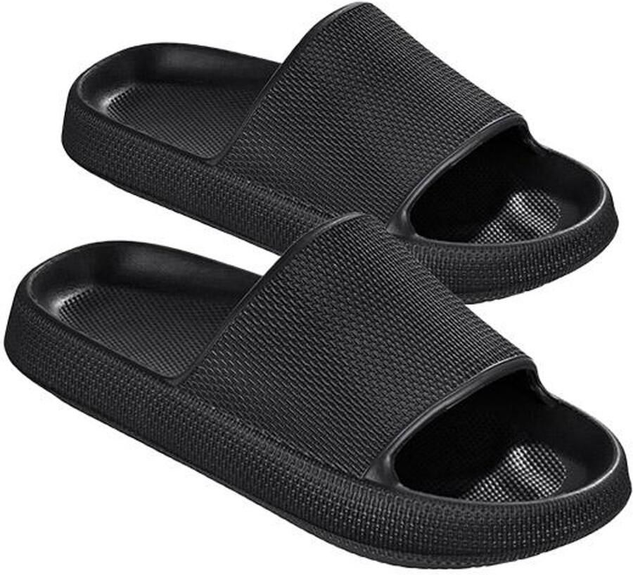 BECO Men's Slides Airkiss Easy Black