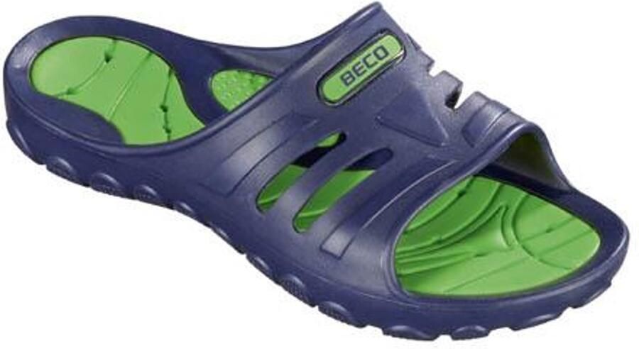 BECO Slippers Dark Blue green