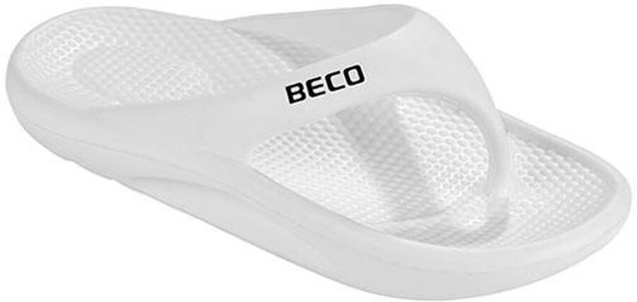 BECO teenslippers Easy unisex wit