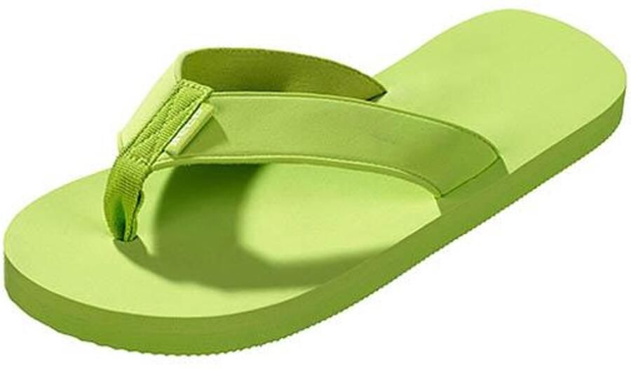 BECO teenslippers Urban unisex limegroen