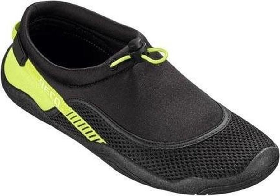 BECO Waterschoenen Beach Unisex Neopreen Zwart lichtgroen