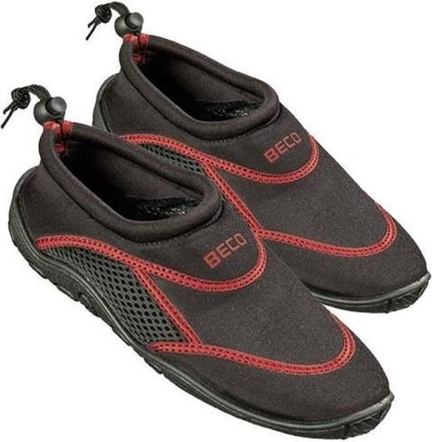 BECO Waterschoenen Unisex Neopreen Grijs Rood