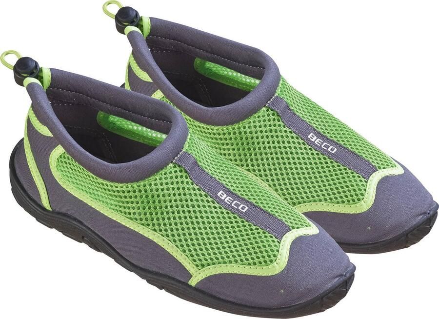 BECO Waterschoenen surfschoenen Groen grijs Unisex