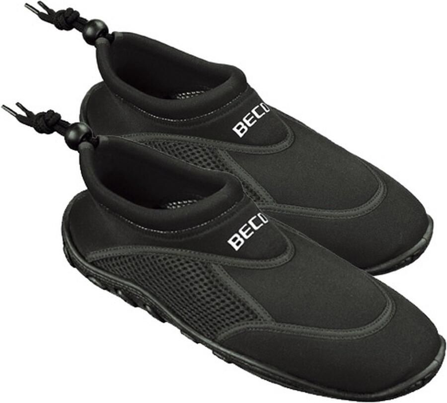 BECO waterschoenen surfschoenen Neopreen volwassenen rubber zool 36 zwart zwart
