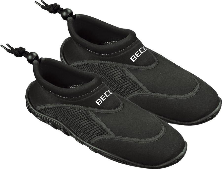 BECO waterschoenen surfschoenen Neopreen volwassenen rubber zool 44 zwart zwart