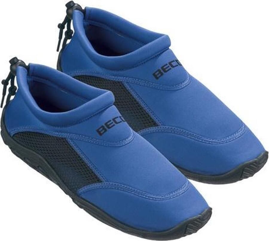 BECO waterschoenen surfschoenen Neopreen volwassenen rubber zool blauw zwart