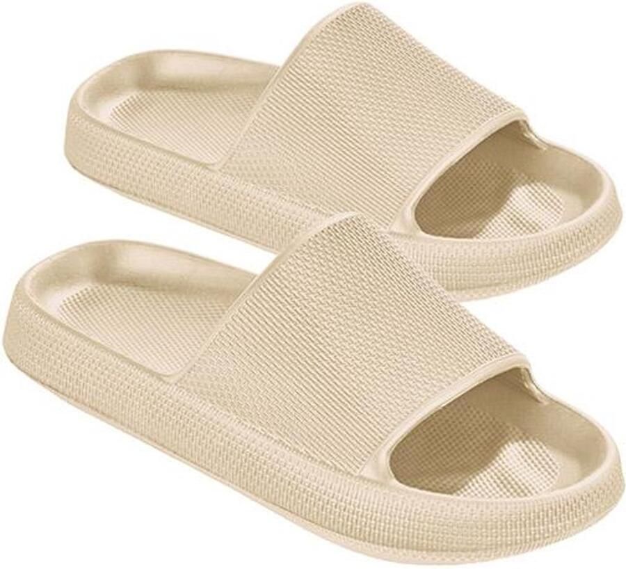 BECO Men's Slides Airkiss Easy Beige