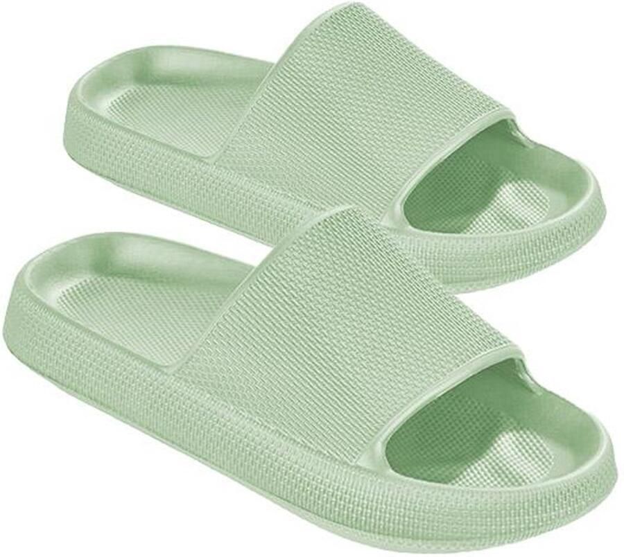 BECO Women's Slides Airkiss Easy Sage Green