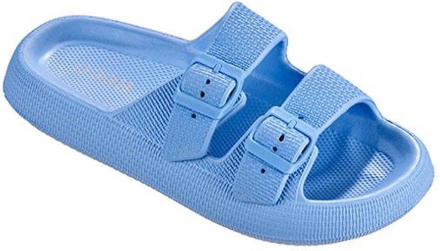 BECO dames badsandalen Airkiss leisure blauw