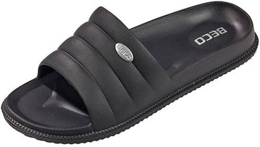 BECO dames badslippers Easywalk zwart