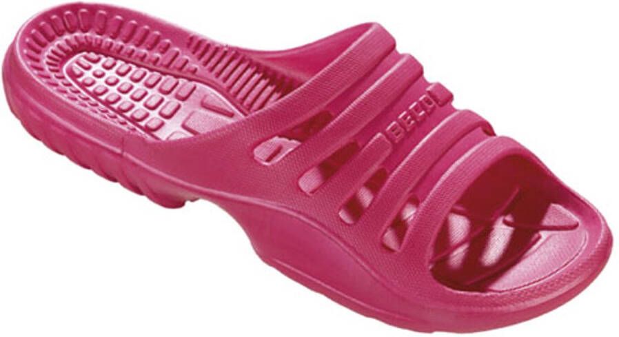 BECO dames badslippers roze