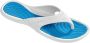 BECO dames teenslippers wit turquoise - Thumbnail 2