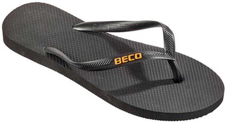 BECO dames teenslippers zwart