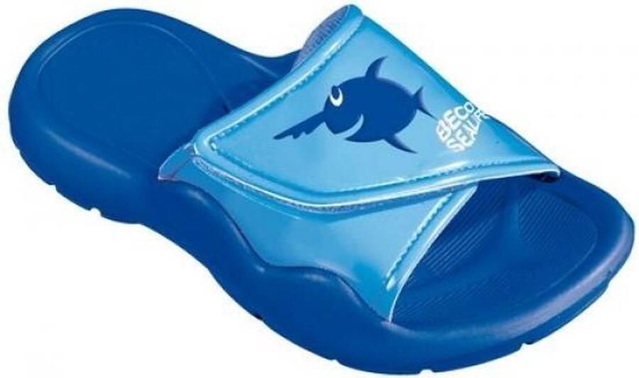BECO-SEALIFE Badslippers voor kinderen Jongens Blauw