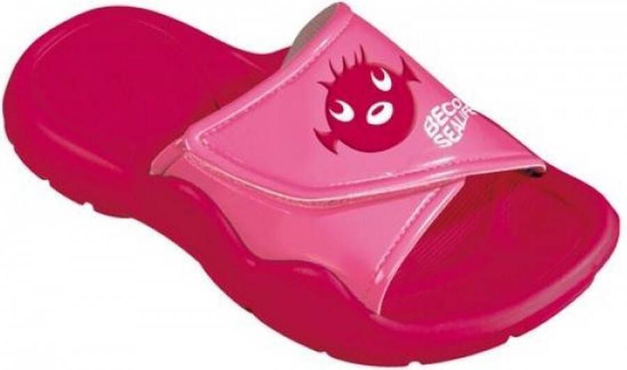 BECO Sealife kinder slipper roze