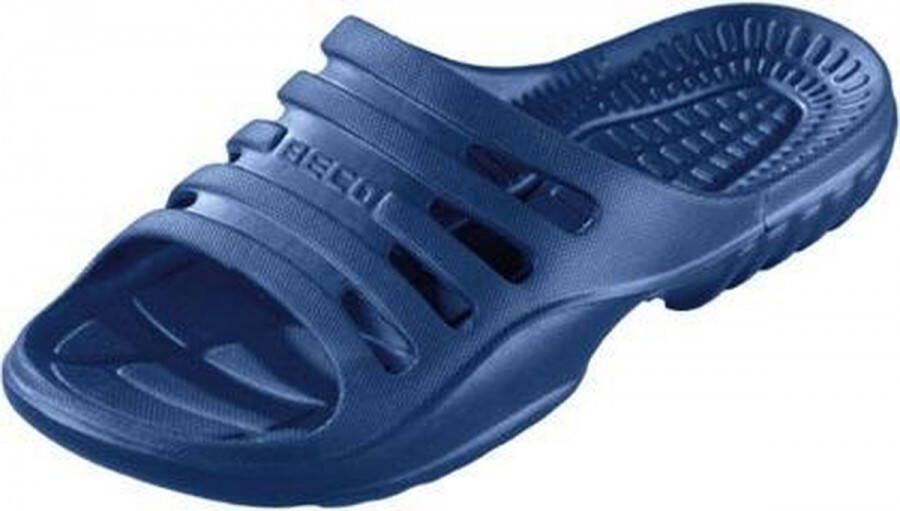 BECO Badslippers Donkerblauw Heren