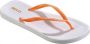 BECO Teenslippers Dames Eva pvc Wit oranje - Thumbnail 1