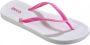 BECO Teenslippers Dames Eva pvc Wit roze - Thumbnail 1