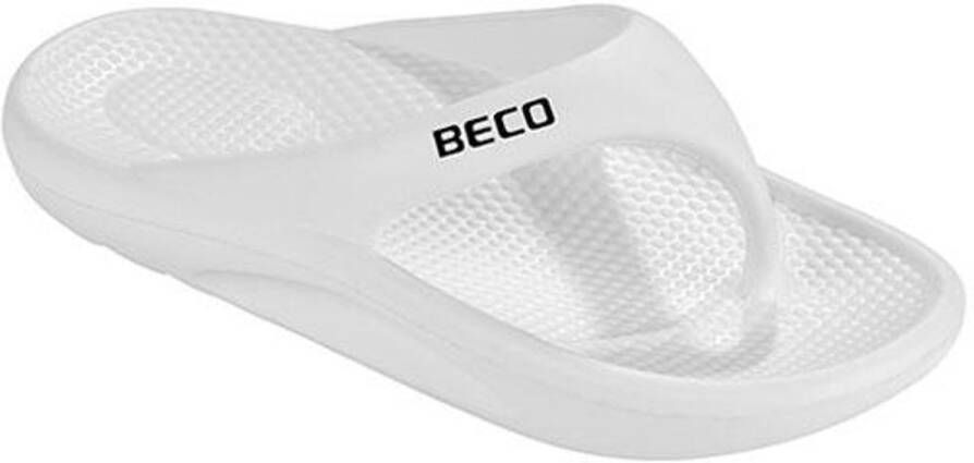 BECO teenslippers Easy unisex wit