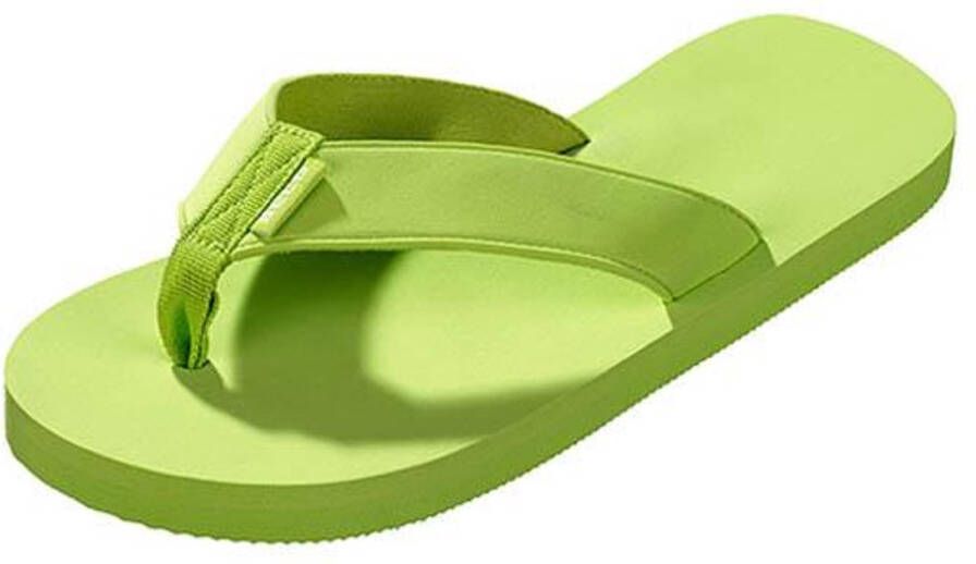 BECO teenslippers Urban unisex limegroen