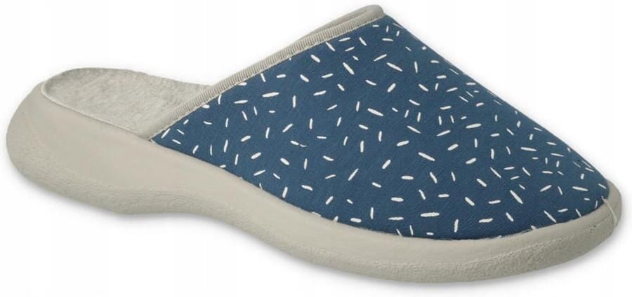 Befado Dames Pantoffels 019D129 Blauw