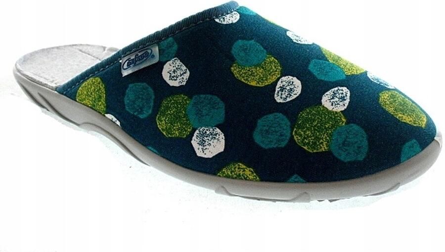 Befado Dames Pantoffels 235D203 Comfortabele Turkooise Thuis Schoenen