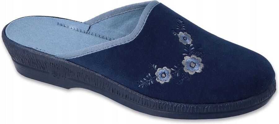 Befado Dames Pantoffels Model Ania Blauw