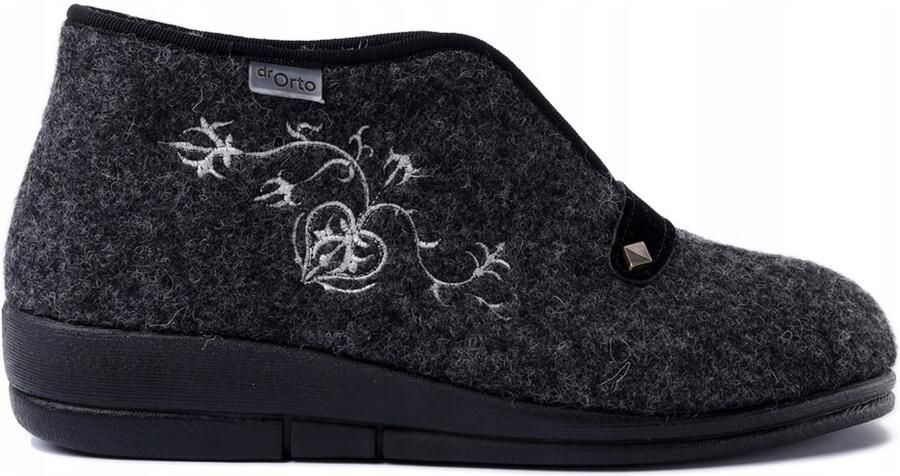 Befado Dr Orto 031D028 DORA dames pantoffels zwart