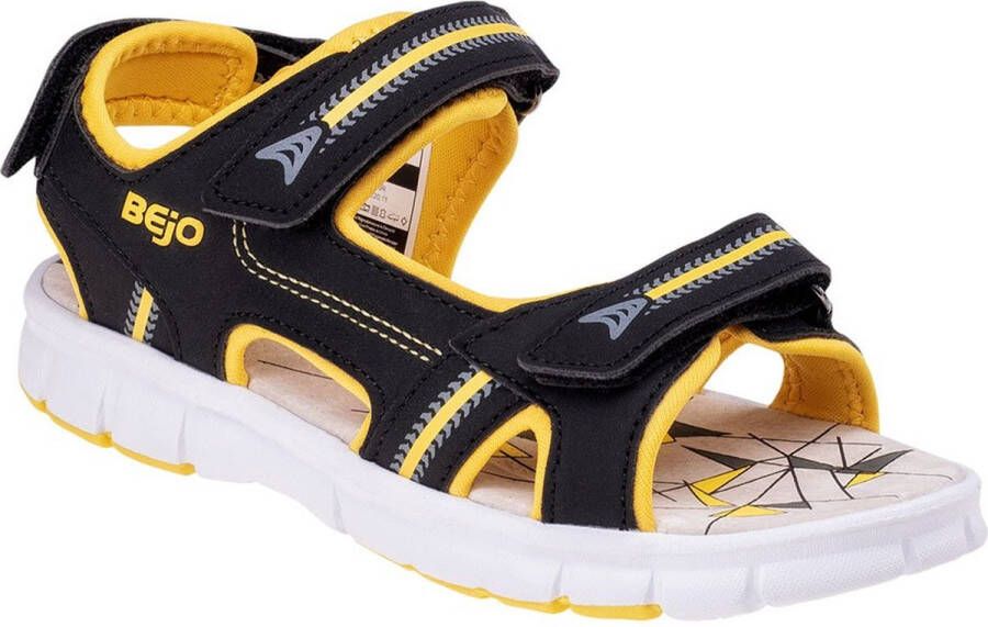 Bejo Beni Sandalen Geel Zwart