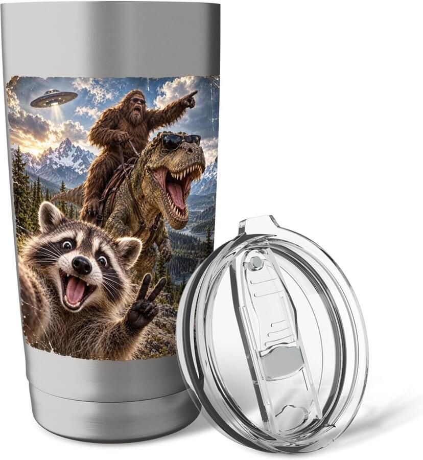 Thermobeker met dierenmotieven