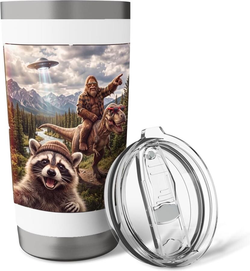 Beker met dieren en cryptide