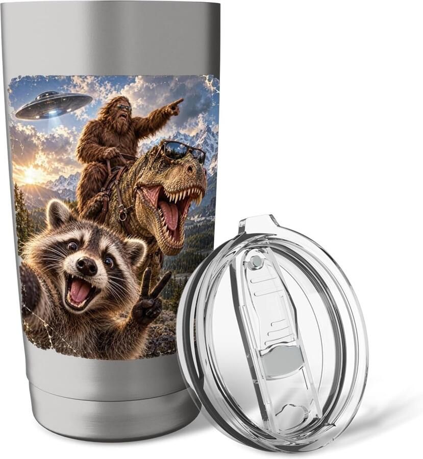Thermobeker met dierenmotieven